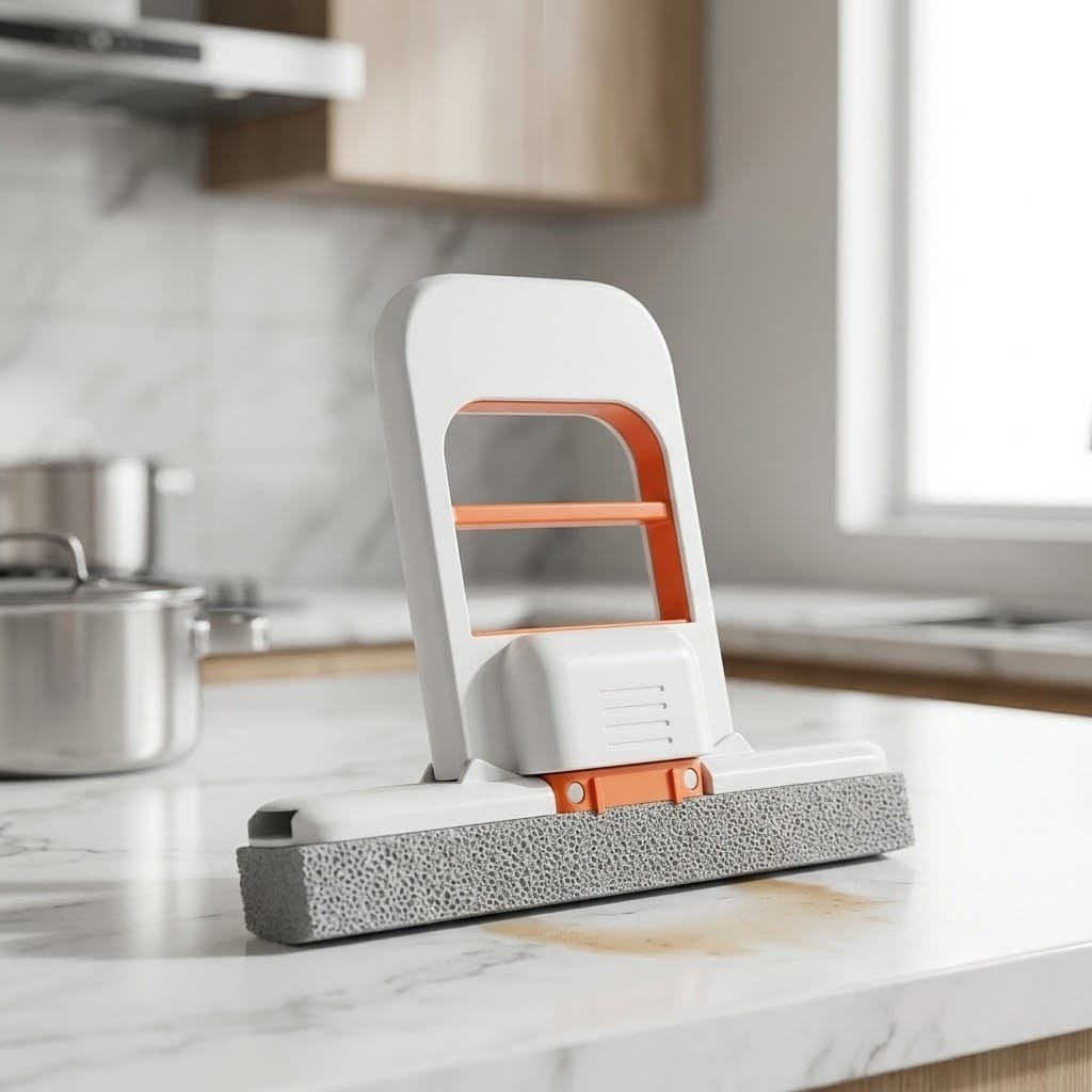 SwiftSqueeze™ Hands-Free Mini Mop – Foldable & Ultra-Absorbent