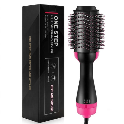 4-in-1 One Step Hair Dryer, Straightener &amp; Volumizer Brush