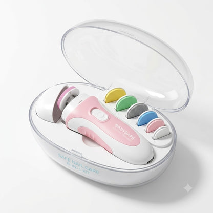 SafeTrim™ 6-in-1 Electric Baby Nail Trimmer & Grinder Kit