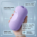 Silicone Facial Ice Contour Roller | Cool Relief & Natural Glow Booster
