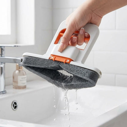 SwiftSqueeze™ Hands-Free Mini Mop – Foldable & Ultra-Absorbent